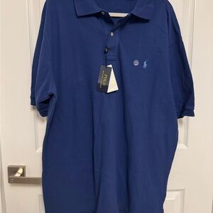 Polo by Ralph Lauren Men's Blue Polo Shirt